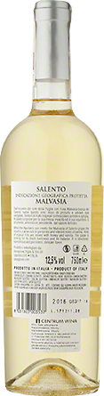 Wino Varvaglione V5 Malvasia del Salento - Białe, Półwytrawne