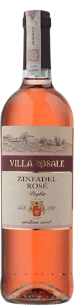 Wino Villa Rosale Zinfandel I.G.T. - Różowe, Półsłodkie
