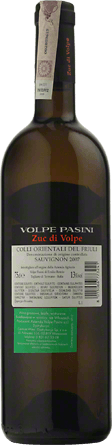 Wino Volpe Pasini Zuc Di Volpe Colli Orientali del Friuli D.O.C. - Białe, Wytrawne