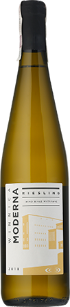 Wino Winnica Moderna Riesling Wzgórza Trzebnickie - Białe, Wytrawne