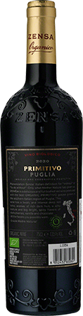 Wino Zensa Primitivo Organic IGP Puglia - Czerwone, Wytrawne