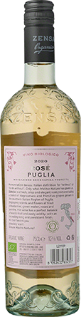 Wino Zensa Rose Organic IGP Puglia - Różowe, Wytrawne